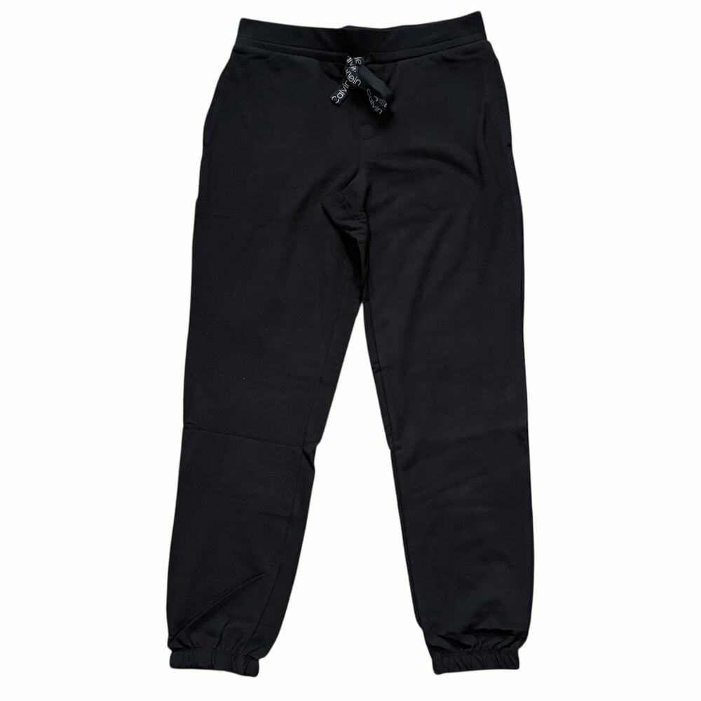Calvin Klein Sleepwear Women’s Jogger Pants S Black Sustainable Soft Terry NWT